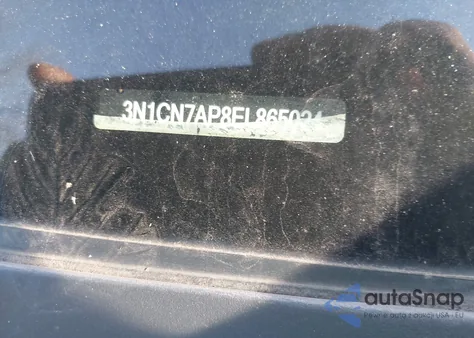 2014 Nissan Versa 1.6 S z USA, uszkodzony, nr VIN 3N1CN7AP8EL865024